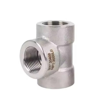 ASME B16.11 DN25 roostevabast terasest võrdne tee